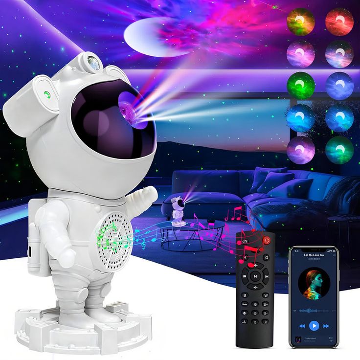 Proyector Astronauta-Ilumina Tu Espacio con el Mejor Proyector Galáctico